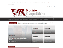 Tablet Screenshot of notiziegeopolitiche.net